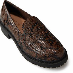 Corena Leopard Print Loafer Flat